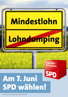 Die SPD setzt sich für einen gesetzlichen Mindestlohn ein